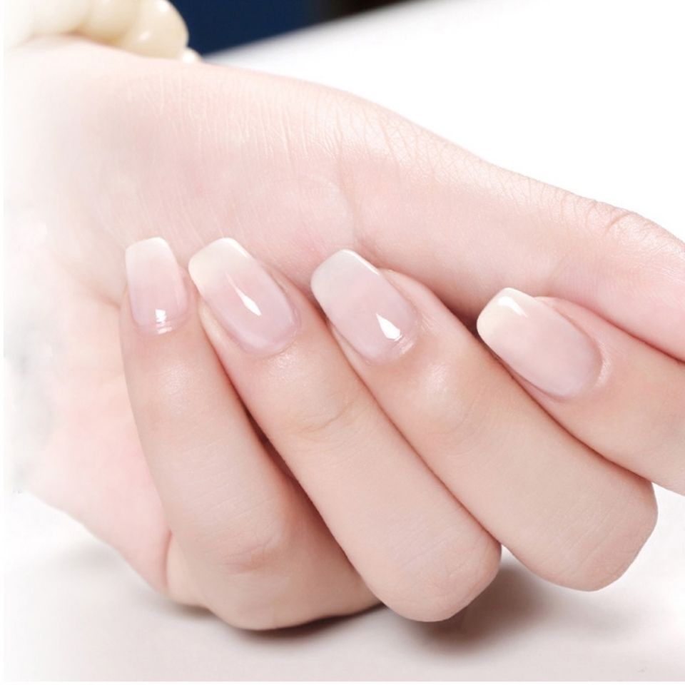 Nail shop special backing color milky white nail polish transparent white jelly phototherapy glue 2021 nail polish glue popular