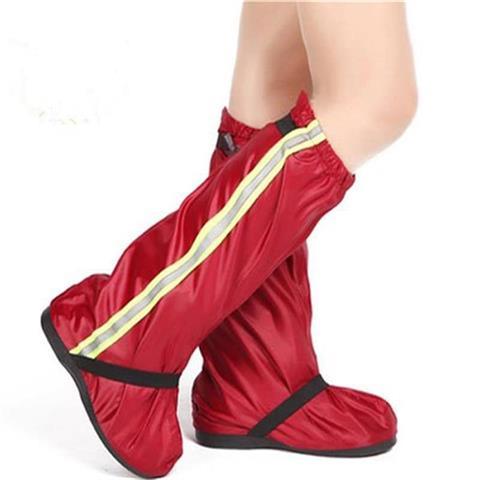 Snow proof shoe cover snow children's thickened walking high tube men's and women's Snow Village anti slip rain proof warm winter waterproof foot cover