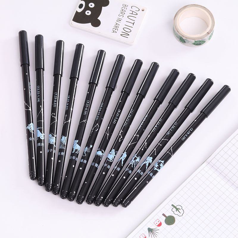 5mm可爱韩版简约学生小清新网红创意文具针管中性笔