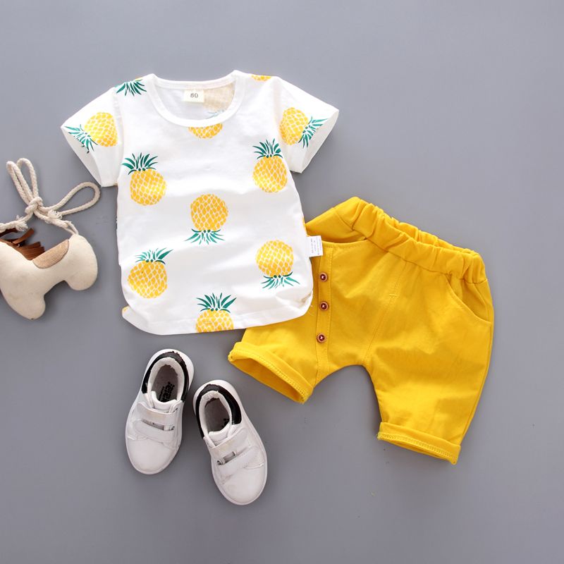 男童夏装2019新款套装1-3岁4儿童衣服夏季洋气宝宝短袖两件套