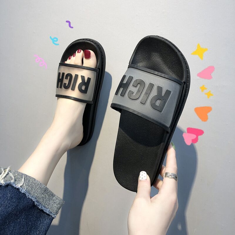 Xingang style co branded Sesame Street slippers women wear beach slippers in summer
