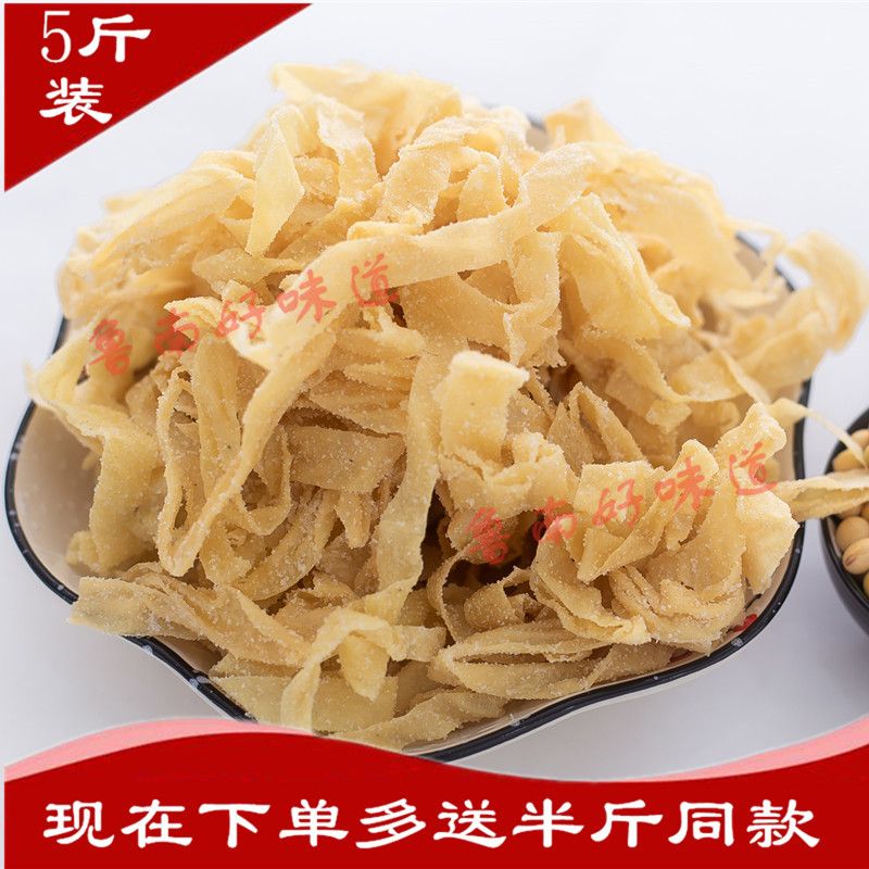 豆皮丝豆腐皮鲜货油豆皮豆制品蛋白肉人造肉腐竹凉拌火锅东北特产