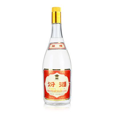 汾酒 杏花村酒 玻汾 黄盖 清香型白酒 53度 950ml 80元