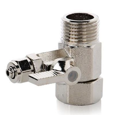 净水器配件纯铜阀接头进水三通4分转2分三通接头净水机配件