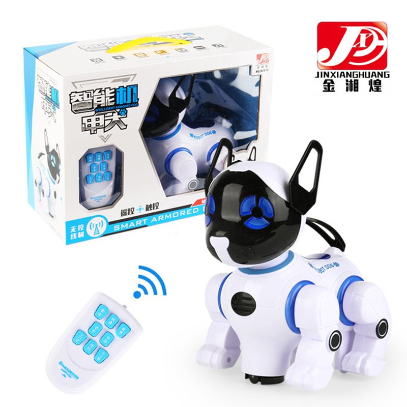 Intelligent electric remote control touch robot dog singing and dancing puzzle toy pet dog boys and girls early education robot dog