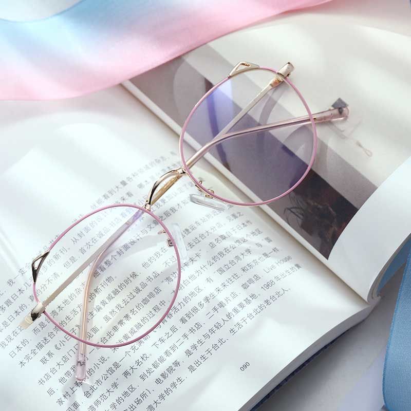 Blue eyed glasses for girls, anti lens, anti radiation, myopia glasses, tiktok