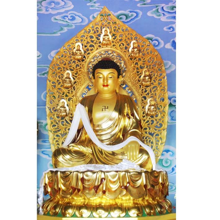 如来佛祖像菩萨画像弥乐佛笑面佛大肚笑佛神像镇宅避邪平安年画7