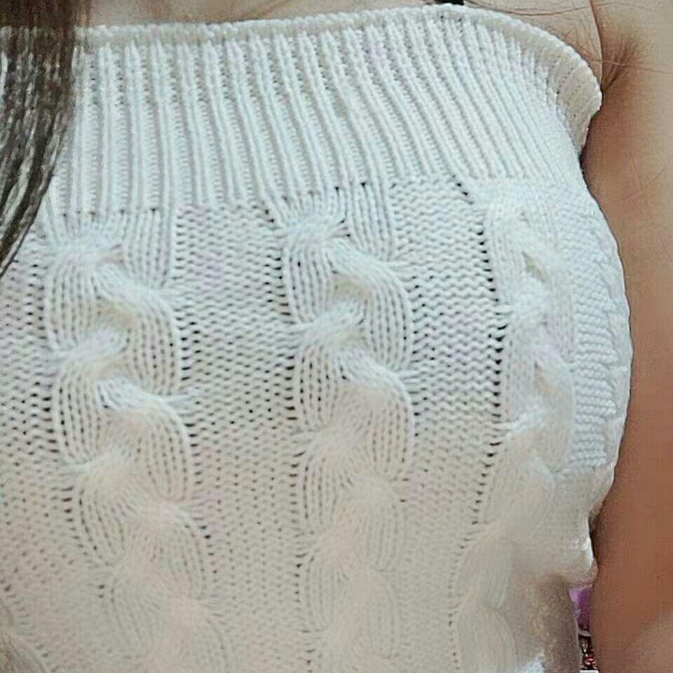 Women's tube top spring autumn winter sexy slim bottoming shirt short tube top wool knitted women's clothing