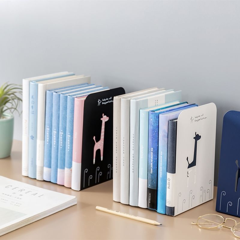 Desk book stand stand stand Book baffle book folder Book rely on book stand simple stand bookshelf storage rack simple student creativity on desk