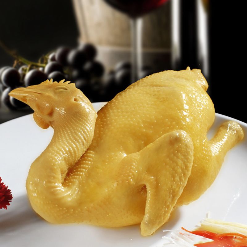 广东梅州盐焗鸡白切鸡整只鸡700g正宗客家特产【即食熟食】