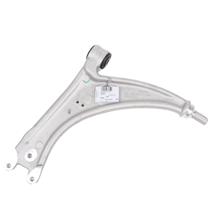 大众途观途安昊锐迈腾cc原装进口铝制全铝下摆臂三角臂下支臂总成