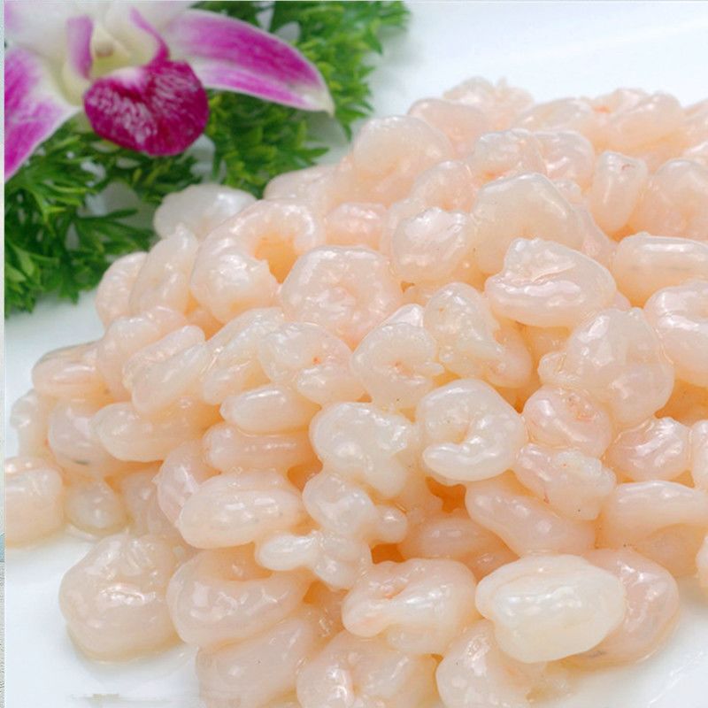 高邮淡水虾仁去虾线河虾仁新鲜冷冻免浆手剥河虾仁1000克酒店订制