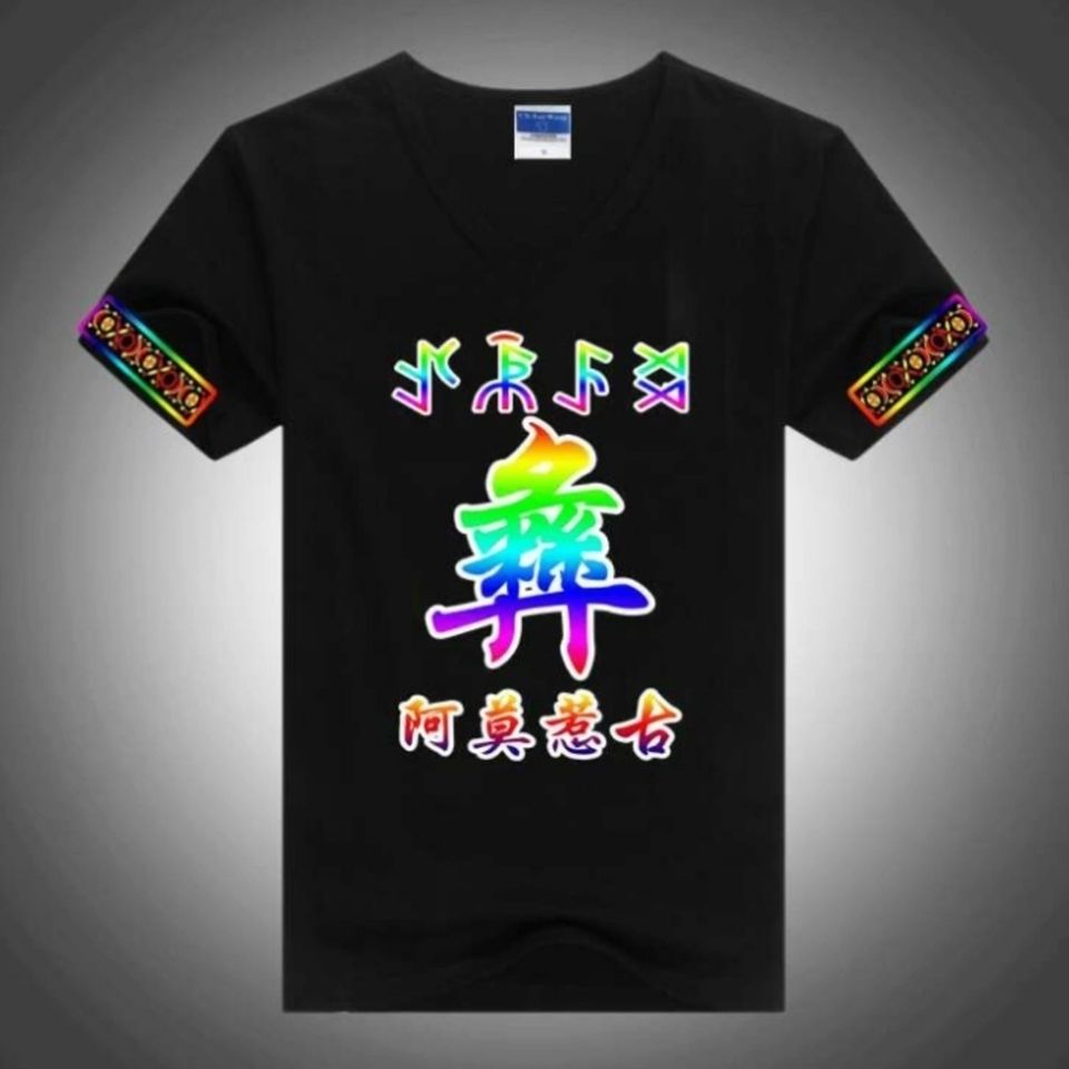 新款民族风个性衣服阿莫惹古家族彝族t恤黑色款