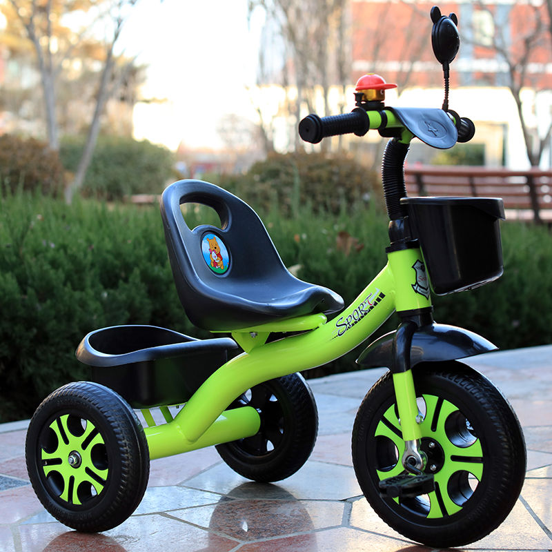 正品儿童三轮车脚踏车自行车1-5岁小孩宝宝手推车3男孩女孩玩具车
