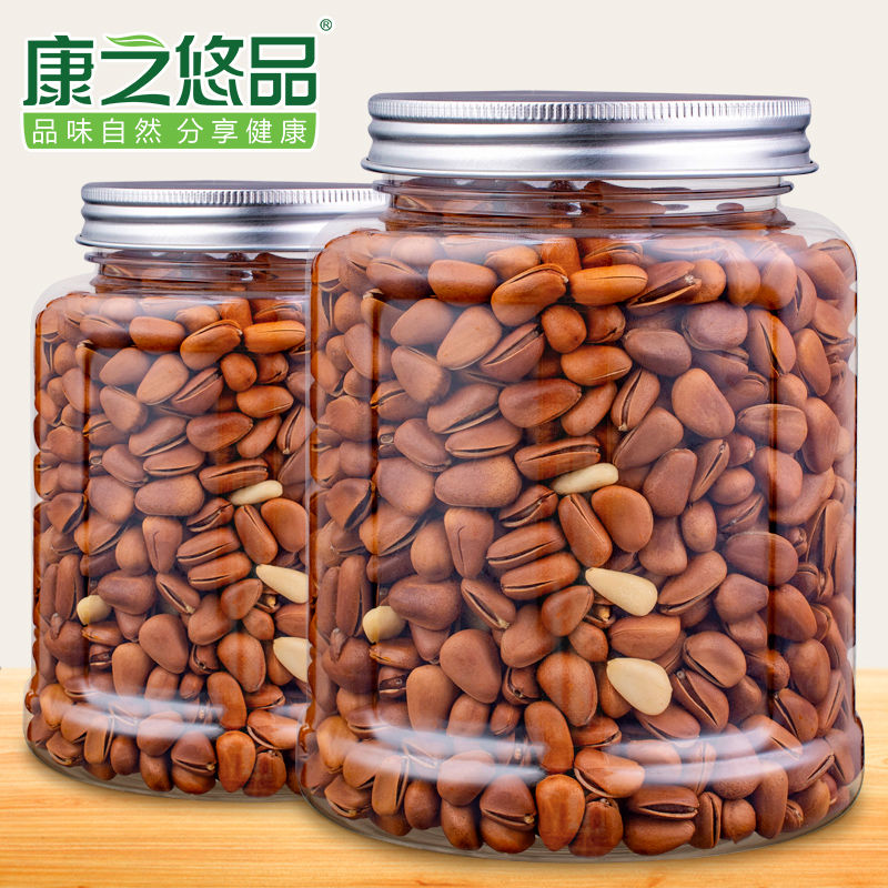 Dongbei KaiKou pine nuts 500g can, original bulk specialty nuts 1000g / 250G / 100g