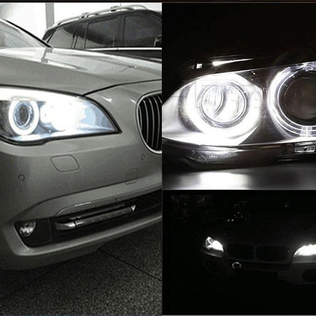 宝马e39天使眼大灯7w5w适用车灯bmw1系5系7系12v24v汽车配件通用