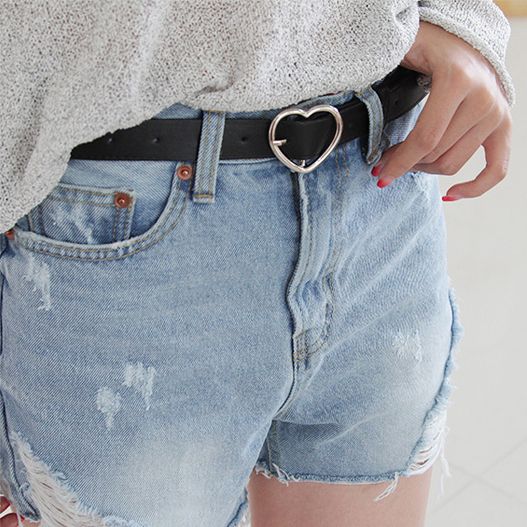 Free holed belt girls' retro simple versatile belt girls' pin buckle students' Korean decorative Jeans Belt