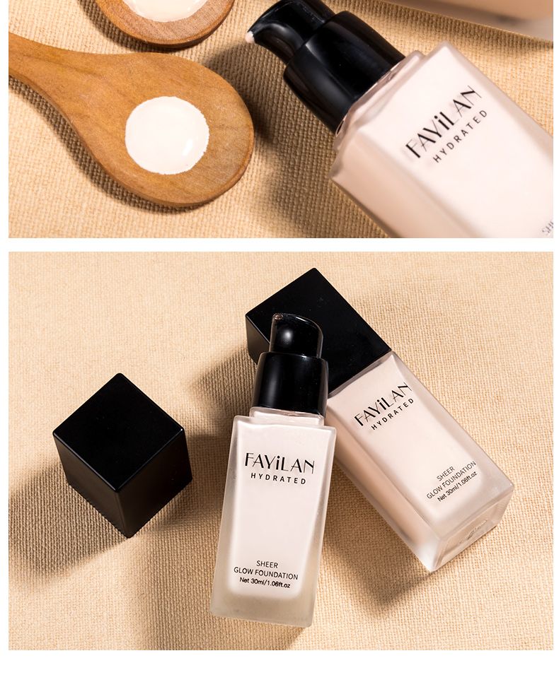 [Flagship-Store] feuchtigkeitsspendende und ölregulierende flüssige Grundierung, Concealer, BB-Creme, langlebig, wasserfest, Studentin_voghion.com