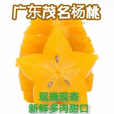 78552/现摘现寄新鲜多肉汁甜广东茂名甜杨桃老少皆宜水果送酸梅粉