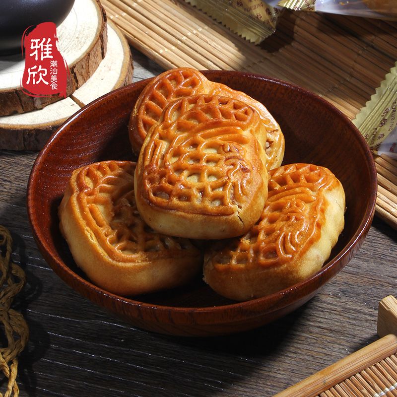 腐乳饼 饼干月饼礼盒 肉馅饼 点心手工糕点潮汕特产风味小吃美食