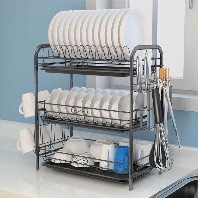 架子收纳碗筷单层碗碟置物架碗柜沥水
