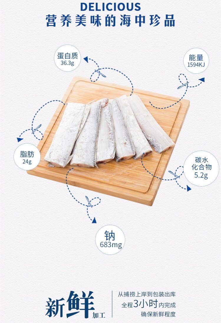 渤海湾深海带鱼罐头即食海鲜下饭菜五香香辣拌饭美味食品
