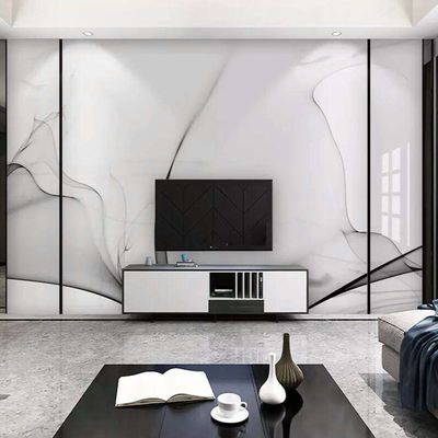 电视背景墙石材大板3d背景墙高温微晶石沙发背景罗马柱电视墙