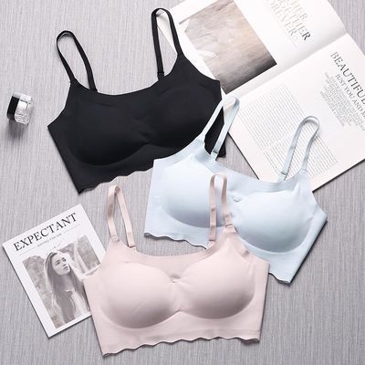 72999/打折内衣女小胸聚拢无钢圈美背无痕跑步运动防震胸罩薄款美背背