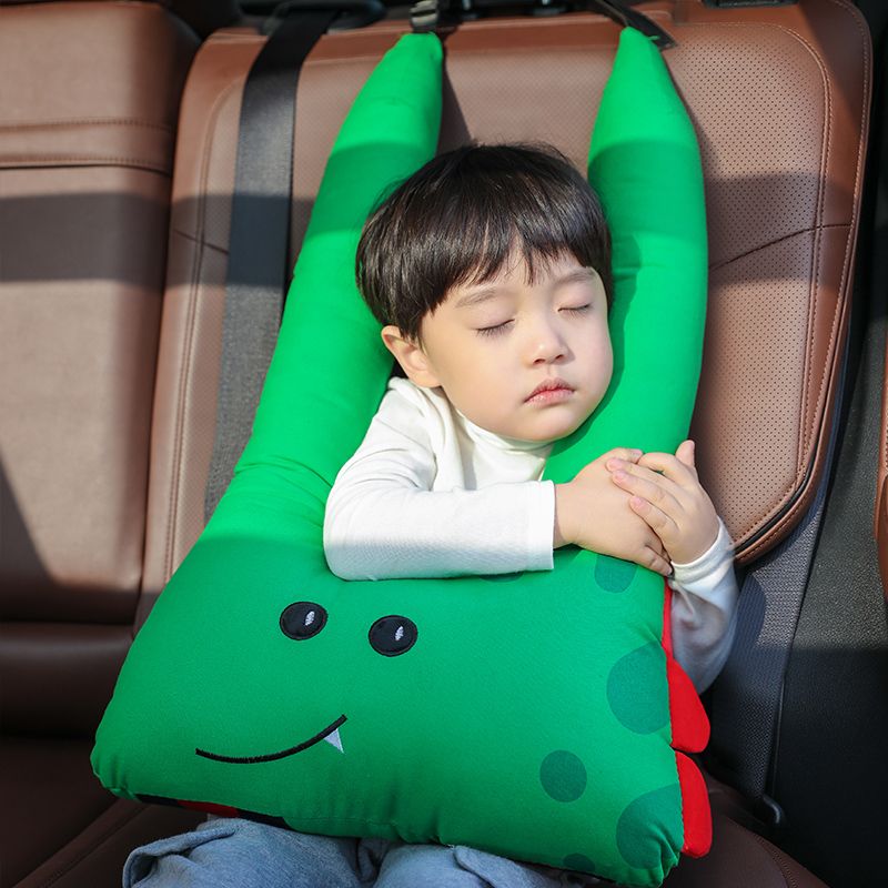 车载睡觉神器枕头儿童抱枕后排安全带护肩套靠枕车内睡枕汽车用品