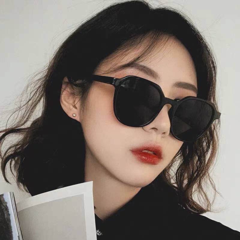 Ins Sunglasses Women's Korean version GM round face Sunglasses small face tiaodi big face show thin glasses net red new style