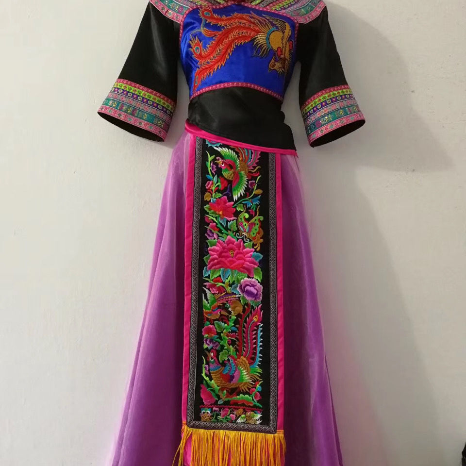 鑫佳服饰畲族少数民族服装畲族头饰畲族银饰畲族文化服装舞蹈服饰