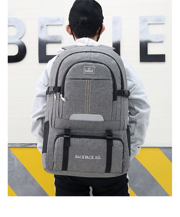 新款大容量双肩包户外运动登山包男商务旅行背包女行李包旅游背包