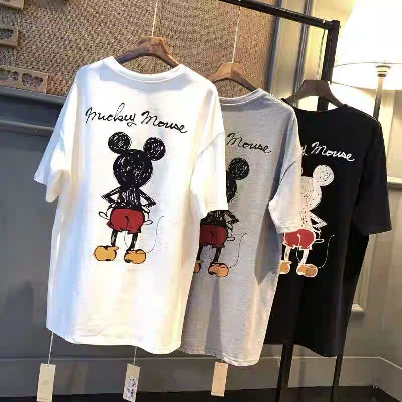 Summer 2020 short sleeve women's new cartoon Mickey Korean loose Mickey Mouse printed half sleeve T-shirt