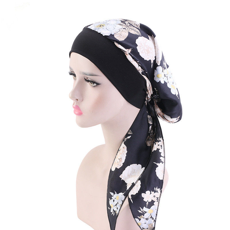Spring and summer new elastic thin braided hat national style fashion Baotou hat Muslim national hat chemotherapy hat