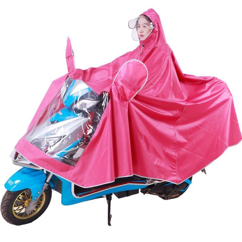 Raincoat, electric bicycle, poncho, motorcycle, bicycle, covered foot, battery car, adult, thickened, single, double, male and female
