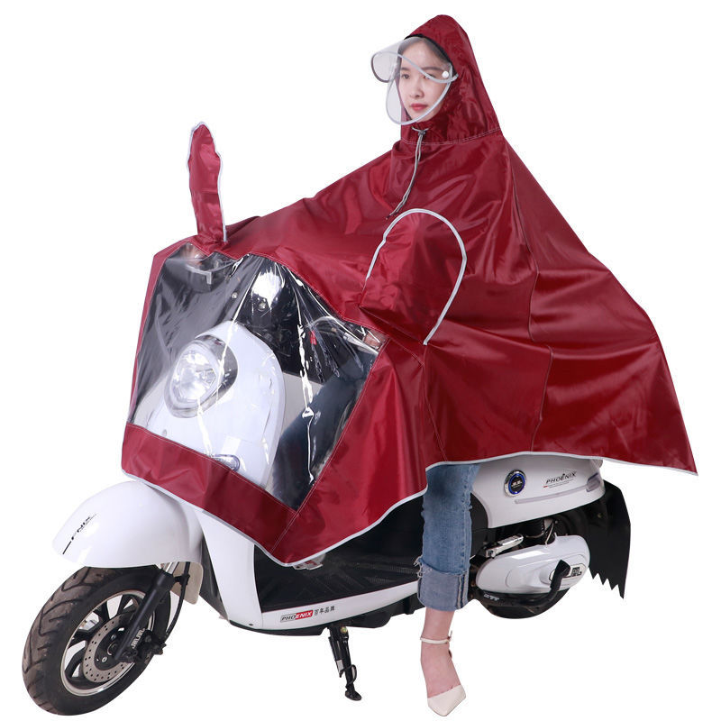 雨衣电动车雨披摩托车骑行遮脚电瓶车成人加大加厚单人双人男女