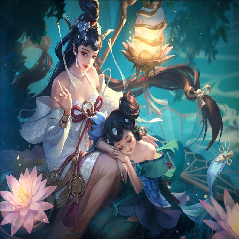 王者送荣耀小乔青蛇 大乔白蛇皮肤史诗永久皮肤安卓苹果ios