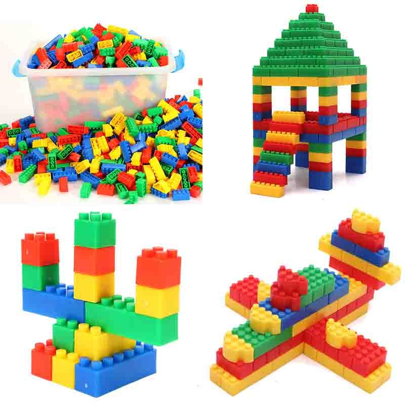 儿童宝高积木小颗粒拼装开发智力益智小孩3到6岁幼儿园玩具方块