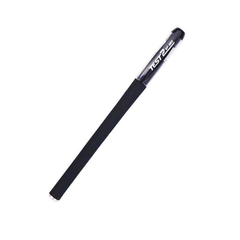 【现货秒发】黑色磨砂中性笔0.5子弹头全针管水性笔学生考试办公