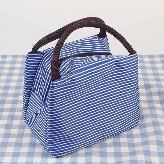 手提包防水帆布包包小保温包便当包妈咪包手拎带饭午餐包网红包包