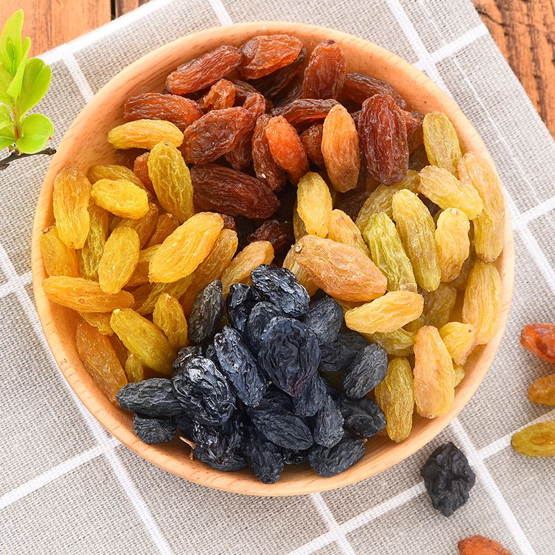 憨豆熊 2斤新疆葡萄干蜜饯果干特产无核 零食250g/袋 500g可选