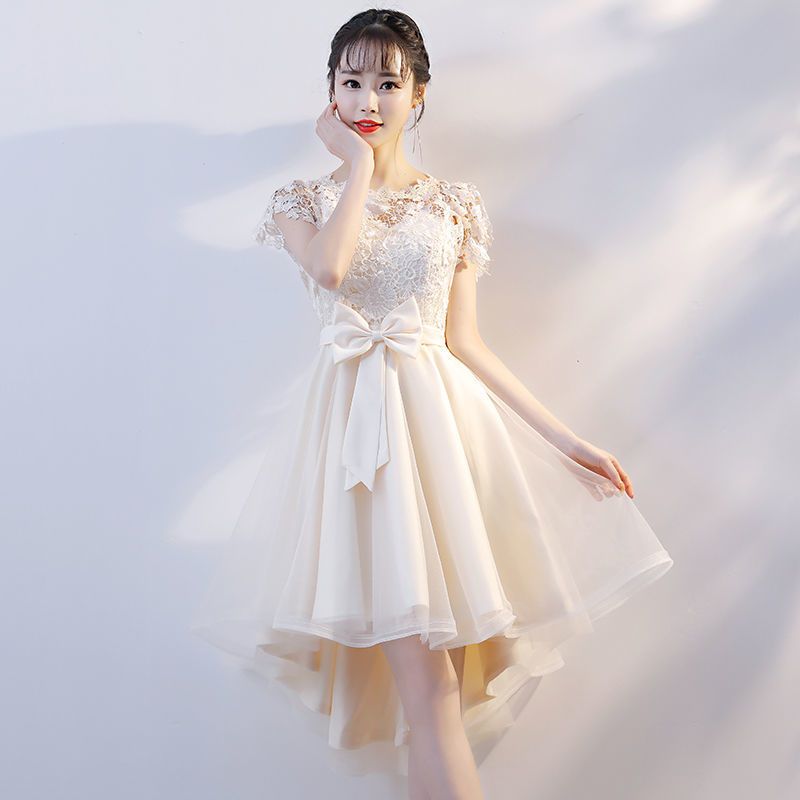 礼服女2020新款春成人礼生日聚会派对小礼服名媛优雅高贵仙女裙