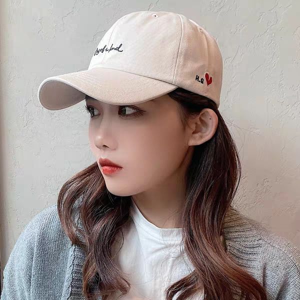 Cap children Korean fashion street personality baseball cap men's casual versatile embroidered letter love cap student cap