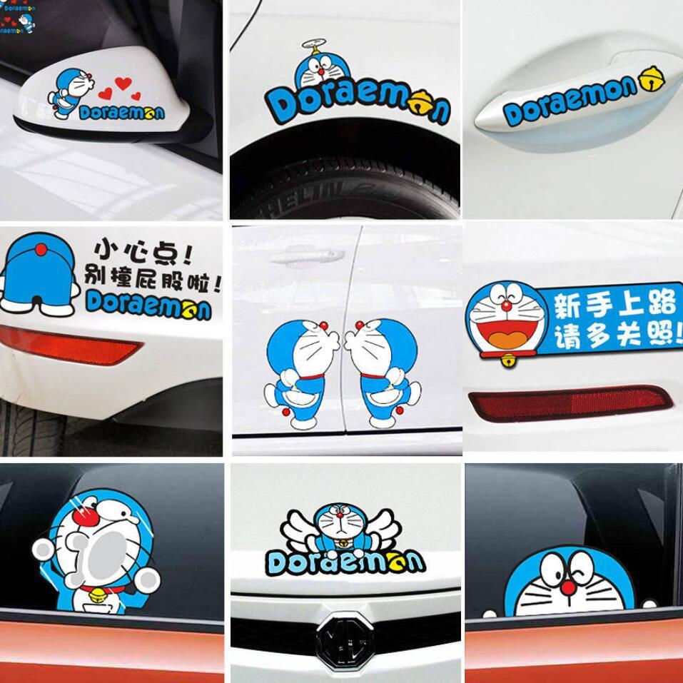 Doraemon car scratch cover creative body sticker jingle Cat cartoon robot cat cute decoration sticker