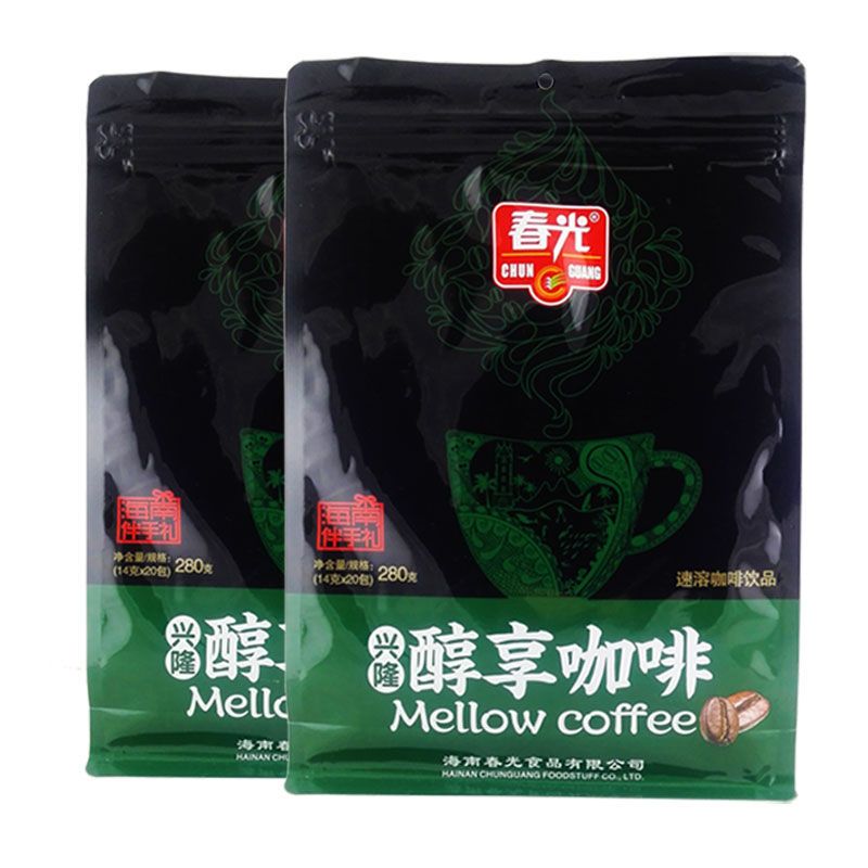 春光兴隆醇享咖啡280g10袋海南特产整箱无添加糖速溶咖啡休闲饮品