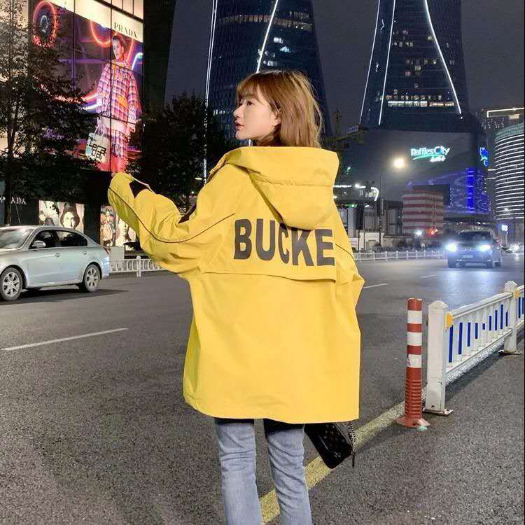 Tooling jacket female spring and autumn Korean version loose BF2022 early autumn new trendy wild Mori windbreaker student fat MM