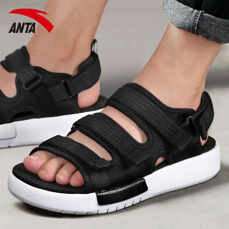 安踏男鞋凉鞋2020夏季新款休闲舒适透气沙滩凉鞋运动凉鞋91926971