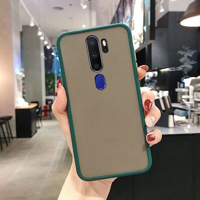 oppoa11手机壳男女网红防摔新款a11磨砂撞色透明硬壳全包韩版可爱