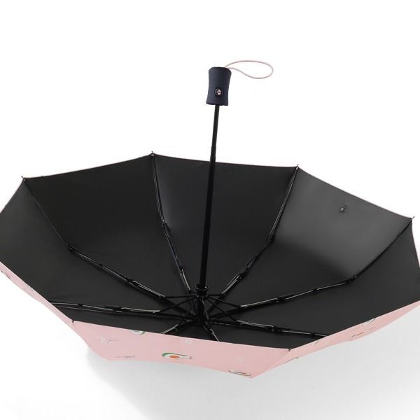 全自动雨伞折叠太阳伞防紫外线遮阳伞学生三折伞两用晴雨伞女ins