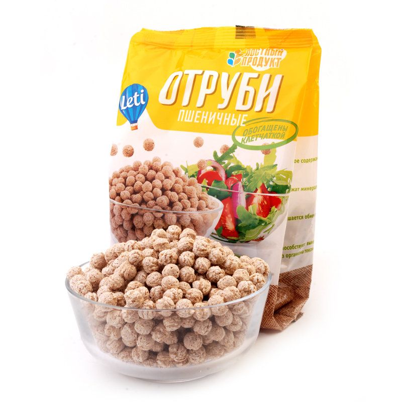 俄罗斯进口列吉麦麸球即食无蔗糖谷物粒黑麦低燕麦片早代餐卡脂